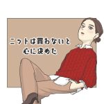 ニットは買わないと心に決めた